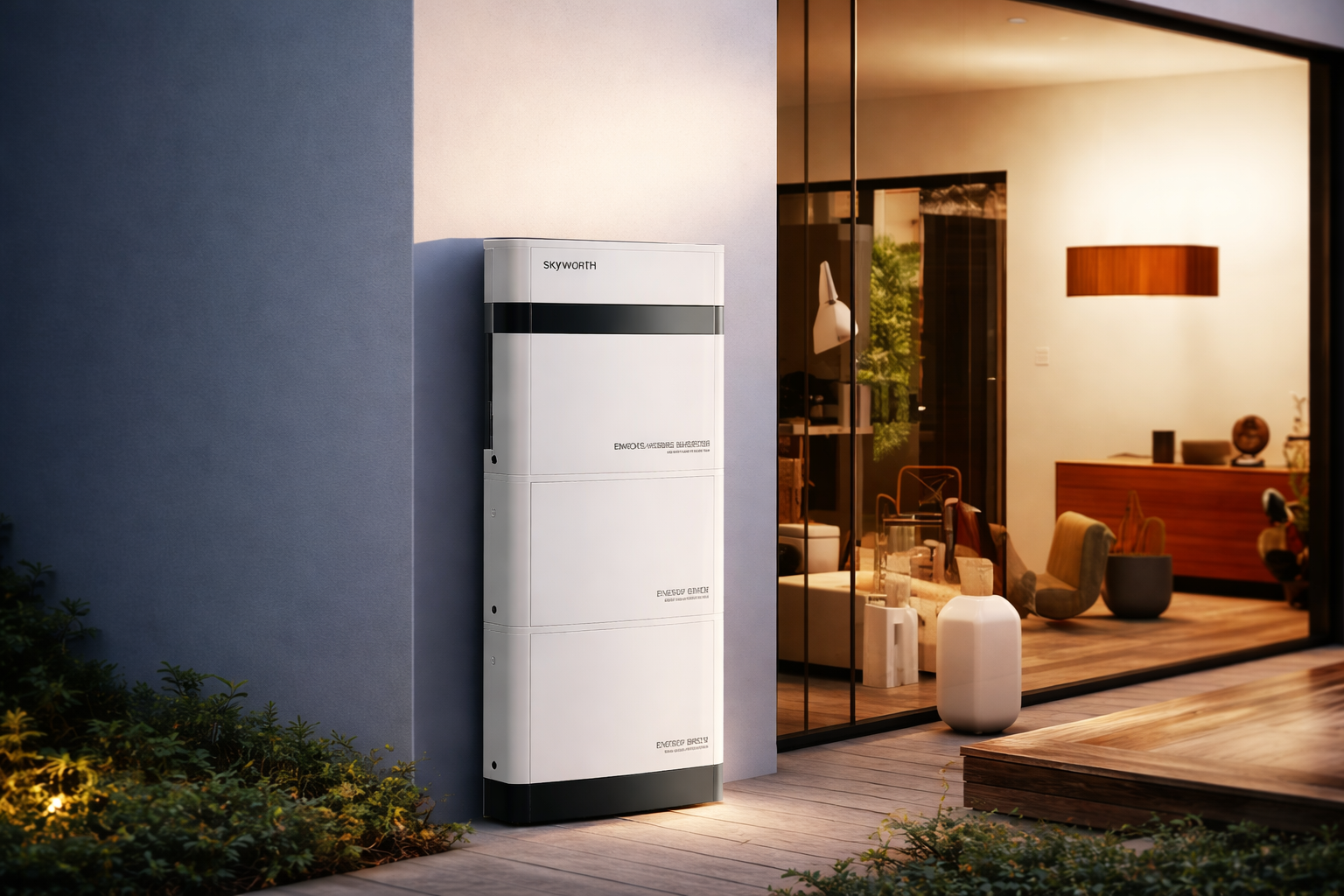 Solar battery and inverter system